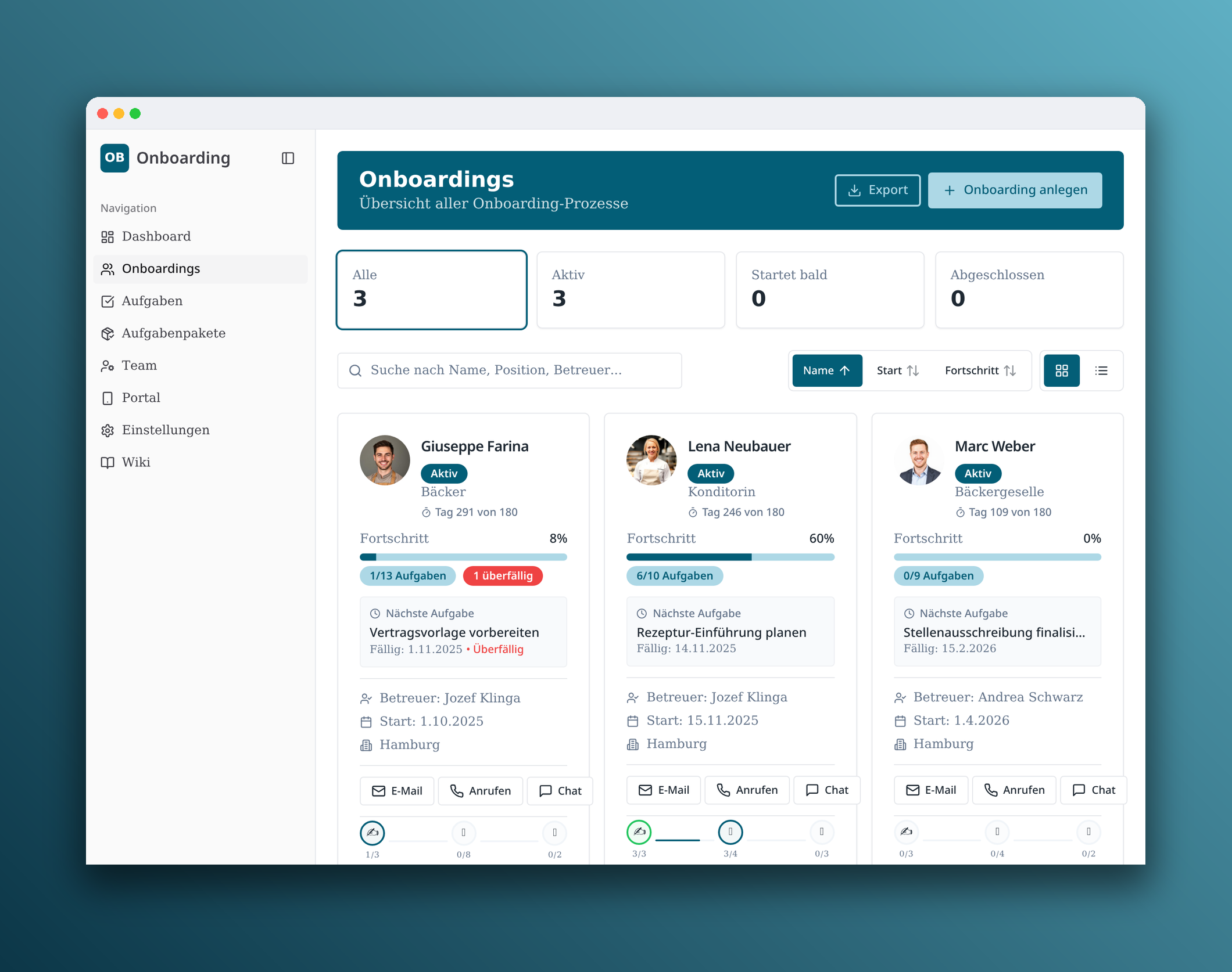 Task Flow Master – Onboarding & Aufgaben-Management