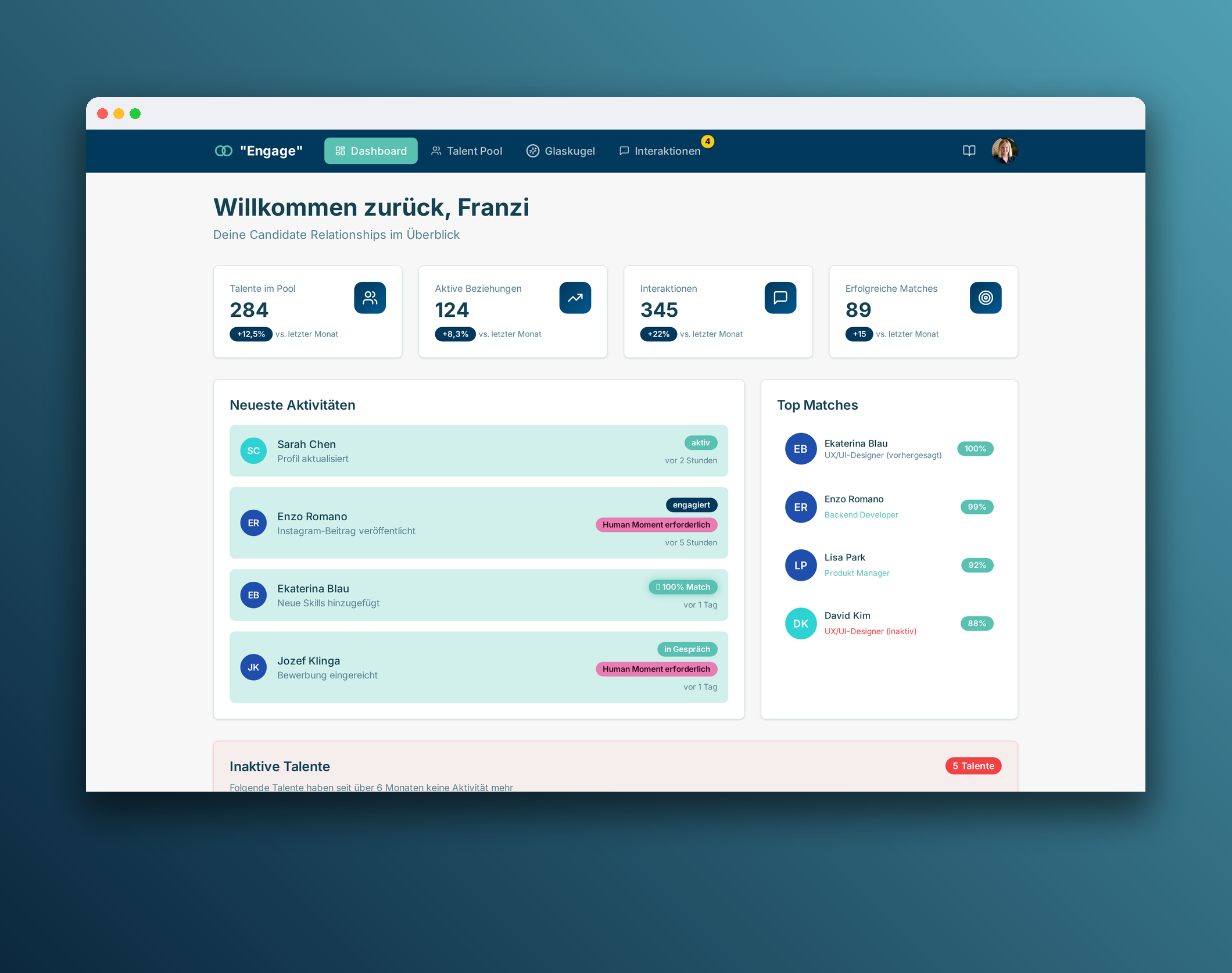 ENGAGE – Candidate Relationship Management & Talentpool
